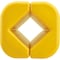Global Industrial 42inH x 13inW Narrow Column Protectors, 4 - 6in Column Opening, Yellow 708166YL - alternate 4